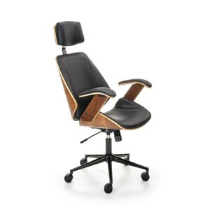 Kancelářská židle Ignazio černo-ořechová