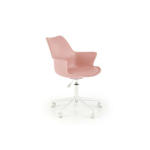 Židle pro mládež Gasly růžovo-bílá