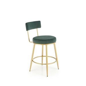 Barová židle H115 tmavě zelená