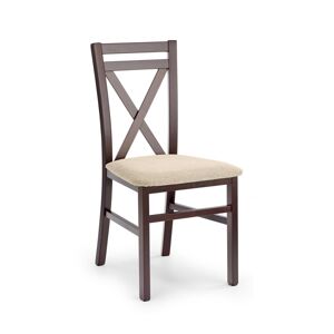 Jídelní židle Mariah tmavý ořech/béžová