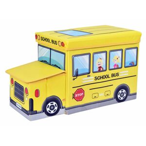 Skladacia taburetka Bus žltá