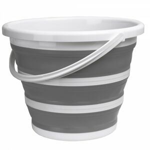 Skládací kbelík Compact 32 cm bílo-šedý