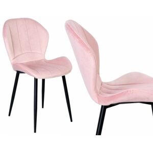 Židle Shelby Velvet růžová