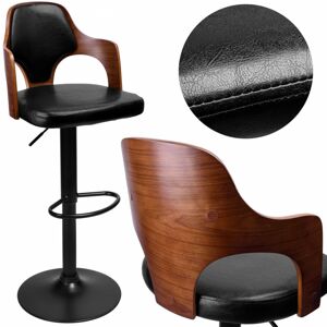 Barová židle Toledo černo-hnědá