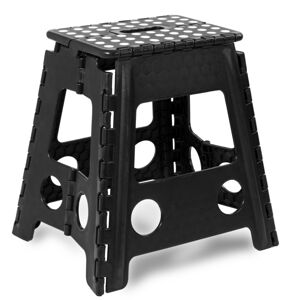 Protiskluzová skládací stolička Amigo L černá