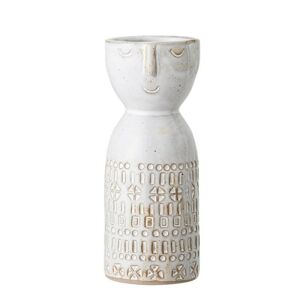 Kameninová váza Embla biela