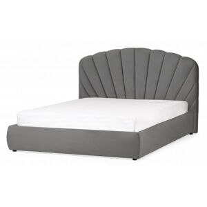 Čalouněná postel Sara 140x200 cm šedá