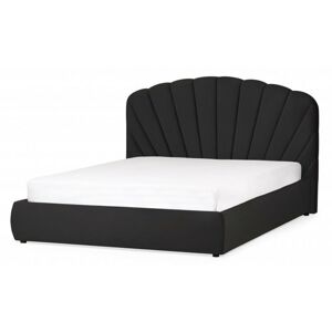 Čalouněná postel Sara 140x200 cm černá