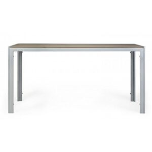 Záhradný stôl polywoodový Dizu 150 cm hnedý