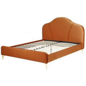 Čalouněná postel Helmer II 160x200 měděná