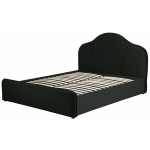 Čalouněná postel Helmer 160x200 černá