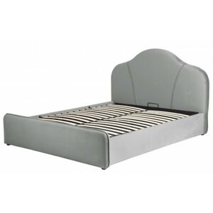 Čalouněná postel Helmer 160x200 šedá