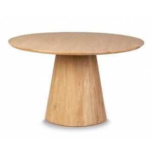 Jídelní stůl Fungo 130 cm kulatý přírodní teakové dřevo