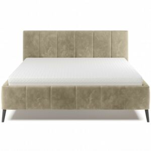 Čalouněná postel Riva 160x200 cm béžová