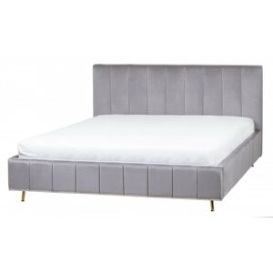 Čalouněná postel Allona 140x200 cm šedá