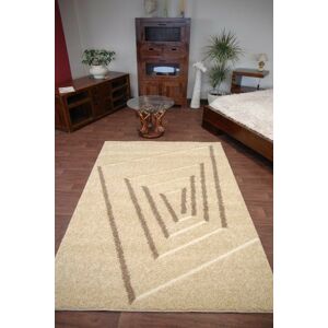 Kusový koberec STRUCTURAL TEDDY 240 × 330 cm vanilkový