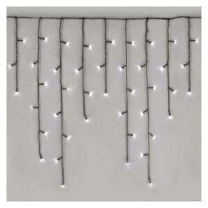 LED vánoční rampouchy Rasta s programy 3,6 m studená bílá