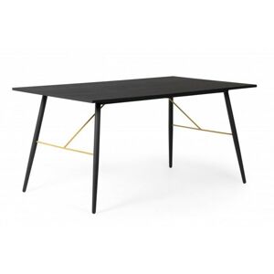 Jídelní stůl Alaia 160x90 cm černý