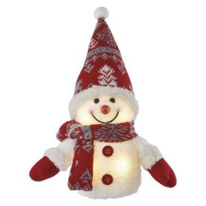 LED vánoční sněhulák Barney 25 cm teplá bílá