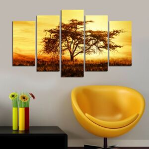 Vícedílný obraz Tree In The Golden Hour 110x60 cm