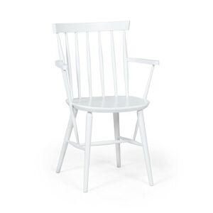 Dřevěná židle Rivo bílá