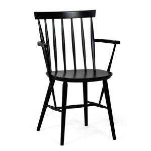Dřevěná židle Rivo černá
