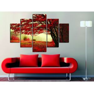 Vícedílný obraz Rudý Podzim 92 x 56 cm