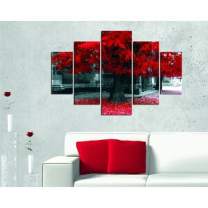 Vícedílný obraz Red Tree 92 x 56 cm