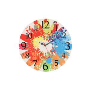 Nástěnné hodiny Coloursy 40 cm barevné