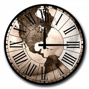 Nástěnné hodiny Kontinent 50 cm vícebarevné