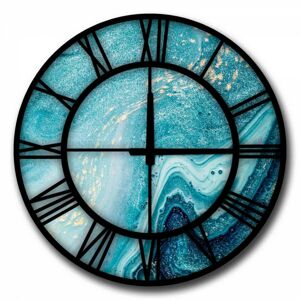 Nástěnné hodiny Oceán 50 cm modré