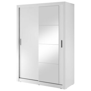 Šatní skříň s posuvnými dveřmi Arti 150 cm bílá