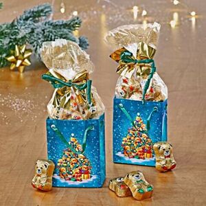 Magnet 3Pagen Darčekové tašky "Vianočný stromček" s medvedíkmi