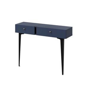 Konzolový stolek Colours 2 šuplíky tmavě modrý