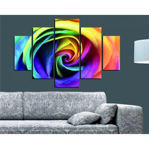 Vícedílný obraz Colorful Rose 92 x 56 cm