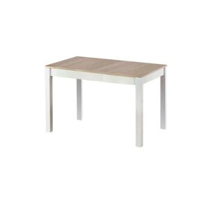 Rozkladací stôl Marena 118-158x76 cm biely