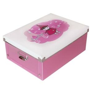 Úložný box pre deti A4 - ružový