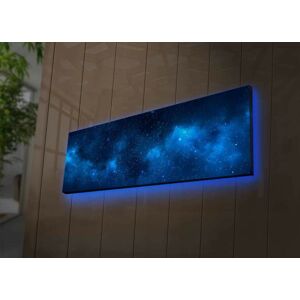 Obraz s led osvětlením Galaxie 90x30 cm