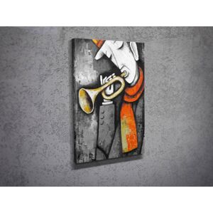 Obraz KAINOR 30x40 cm šedý/oranžový