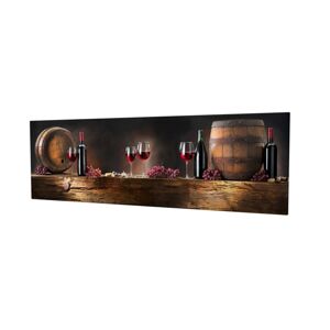 Obraz na plátně Romantic wine PC010 30x80 cm