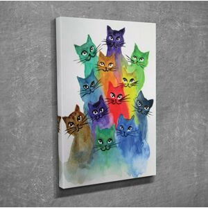 Obraz HAPPY CATS 30x40 cm vícebarevný
