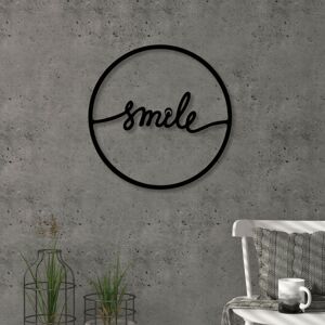 Nástěnná dekorace Smile černá