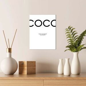 Obraz COCO 30x40 cm bílý