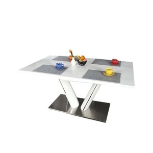 Skladací stôl Dako 160-220x90 cm biely