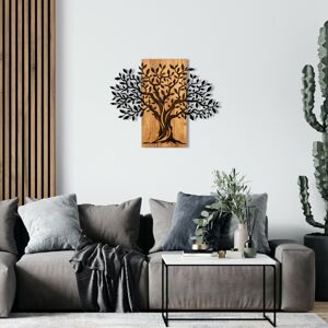 Nástěnná dekorace Agac strom II černá/ořech