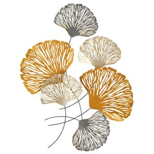 Nástěnná kovová dekorace Květiny 75x100 cm vícebarevná