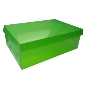 Úložná krabica na topánky veľ. S - zelená