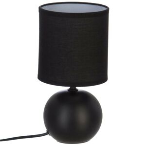Nočná lampa Timeo čierna 25 cm