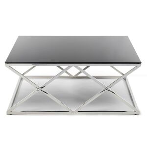 Konferenční stolek Timantti 110 cm stříbrný