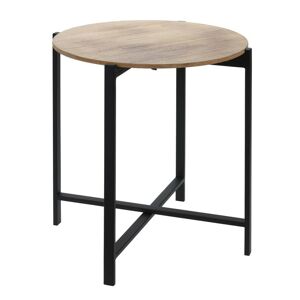 Konferenční stolek s dřevěnou deskou 40 cm C47000120